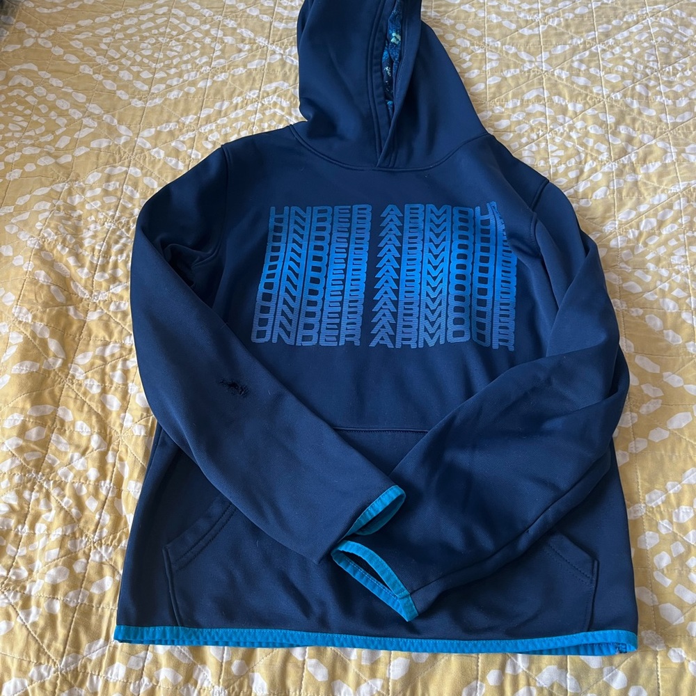Blue Under Armor hoodie
